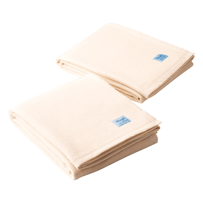❤️新品❤️日本製　mayu arau 洗えるシルク混敷毛布　2枚セット mayuあらう 洗えるシルク混毛布2P | Giftpad egift