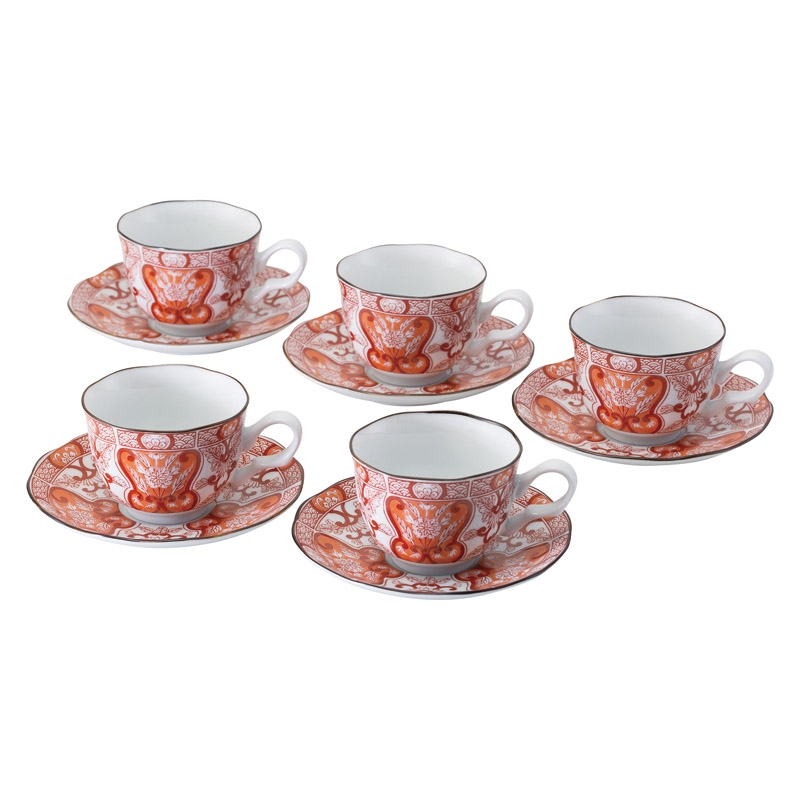 エレガンス珈琲碗皿5客揃 | Giftpad egift