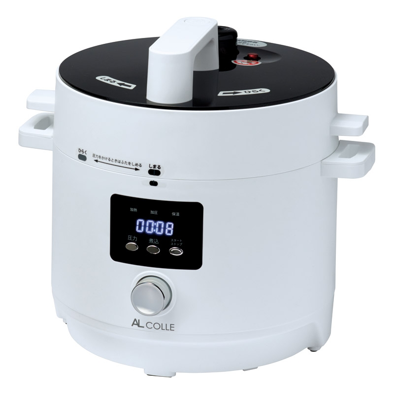 AL COLLE 電気圧力鍋 APC-1901/TK アルコレ 電気圧力鍋 1.9L レシピ2冊付き アルコレ（ALCOLLE） - QVC.jp