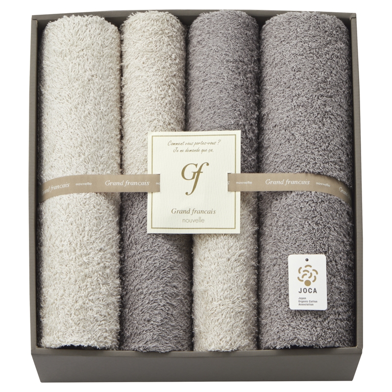 グランフランセヌーベル オーガニックコットン タオルセット | Giftpad