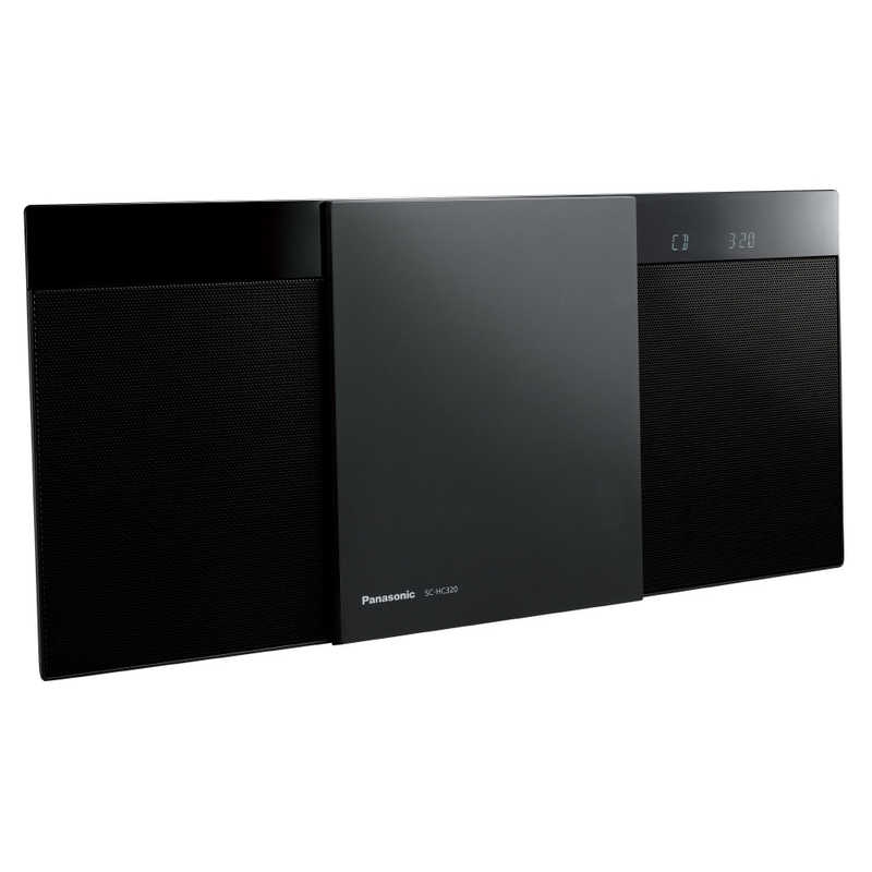 【美品】Panasonic ミニコンポ ブラック パナソニック】ミニコンポ ブラック(Bluetooth対応／ワイドFM
