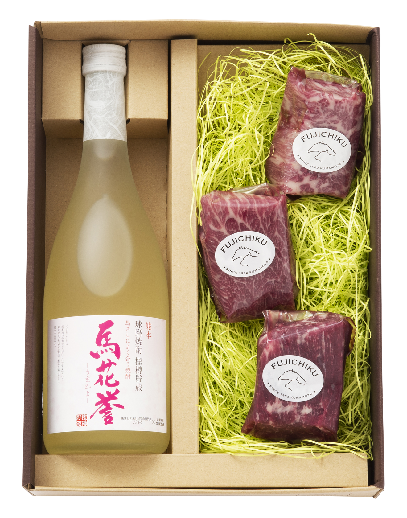 馬刺しと焼酎の晩酌セット【松】 | Giftpad egift