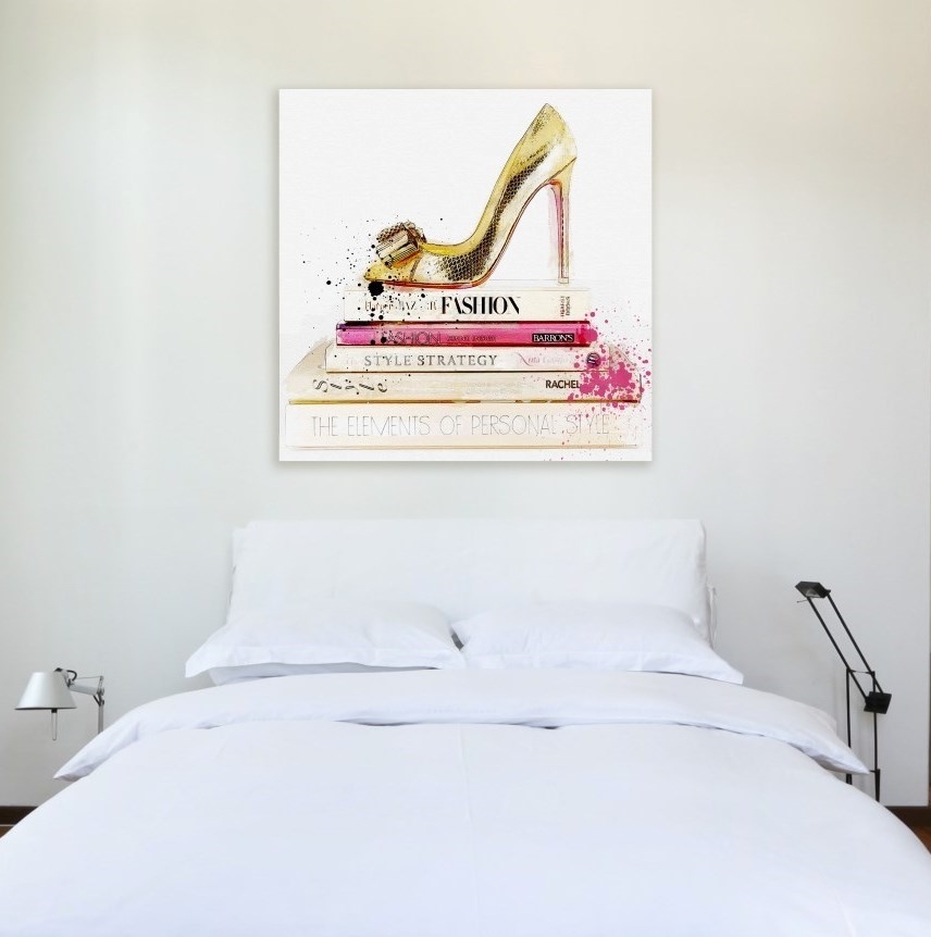 GOLD SHOE AND FASHION BOOKS 40.6cm×40.6cm | Giftpad egift