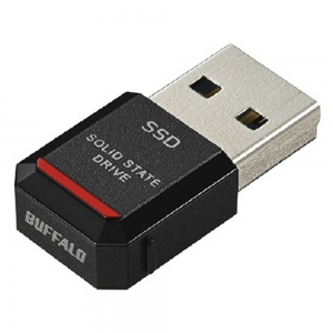バッファロー SSD-PST1.0U3-BA PC/TV録画対応 USB3.2(Gen2)対応 小型SSD 1TB ブラック