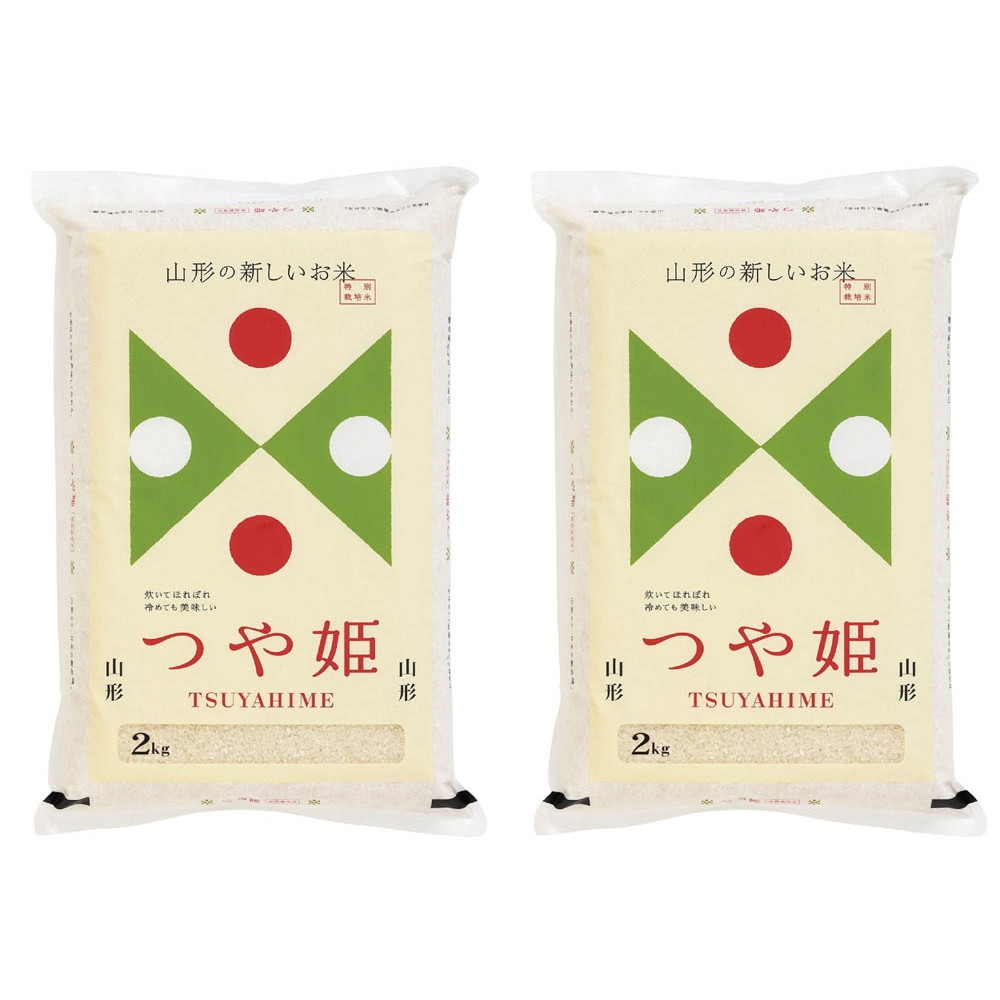 特別栽培米山形県産つや姫2kg×2