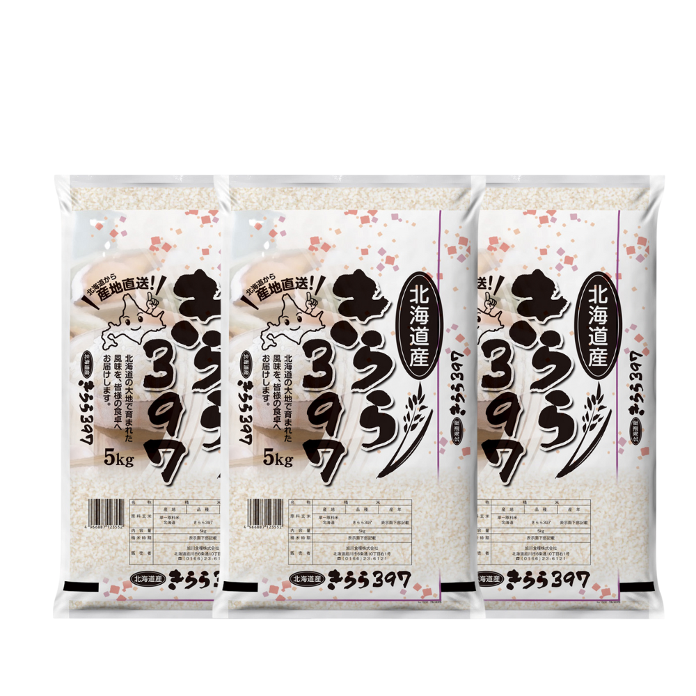 北海道産きらら397 (5kg×3) | Giftpad egift