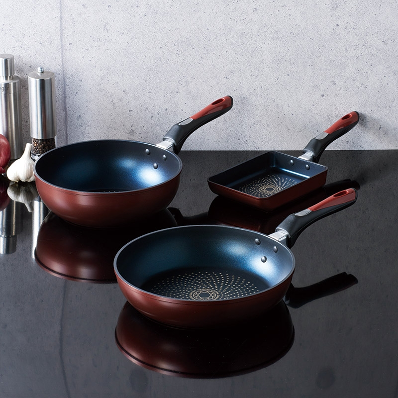 ブラナーノ ｉｈ対応フライパン３点セット ｂｍ ９５２９ Gift Pad