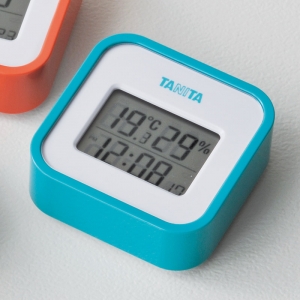 タニタ デジタル温湿度計 ブルー