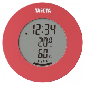 タニタ デジタル温湿度計 ピンク