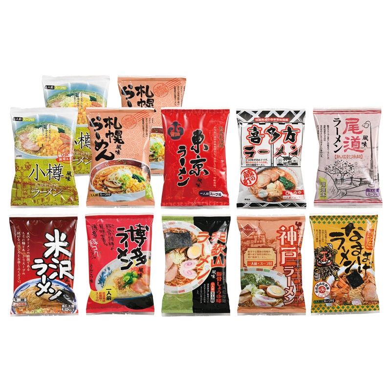 全日本ラーメン12食セット | Giftpad egift