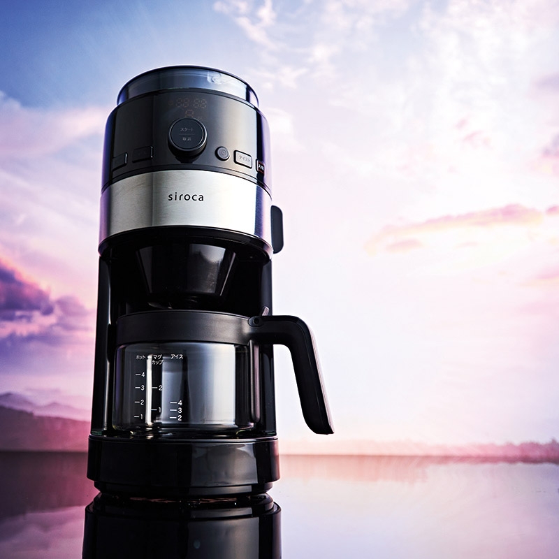 大得価最新作siroca SC-C122コーン式全自動コーヒーメーカー コーヒーメーカー