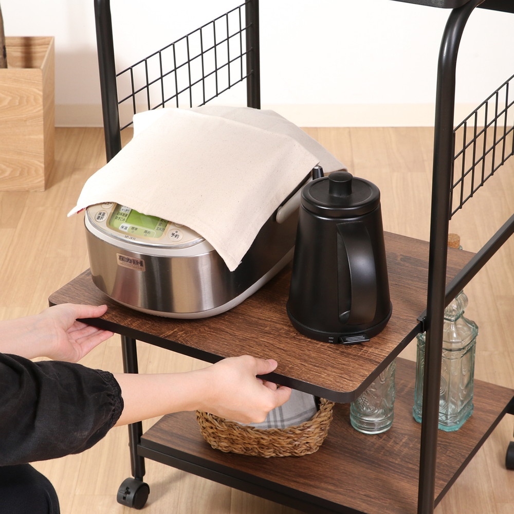 レンジワゴン FBC-03-2 BK/BR レンジワゴン FBC-03-2 BK/BR | Giftpad egift