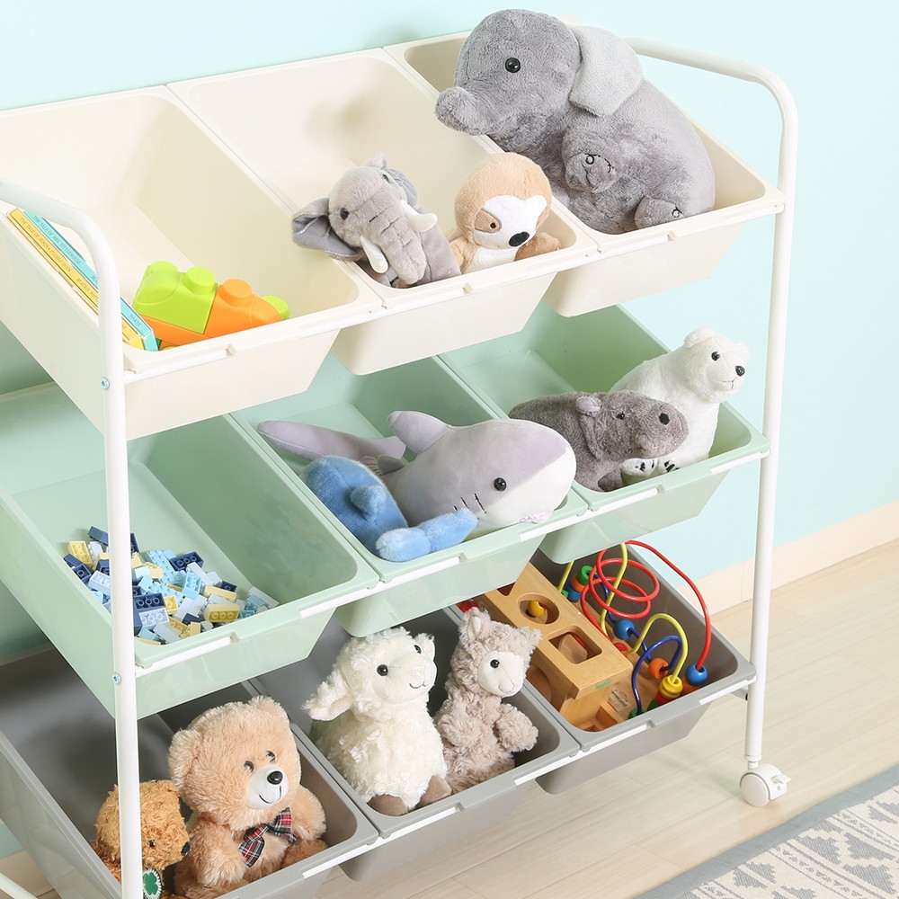 キッズラック color 9マス【別送品】 | 子供用収納 通販