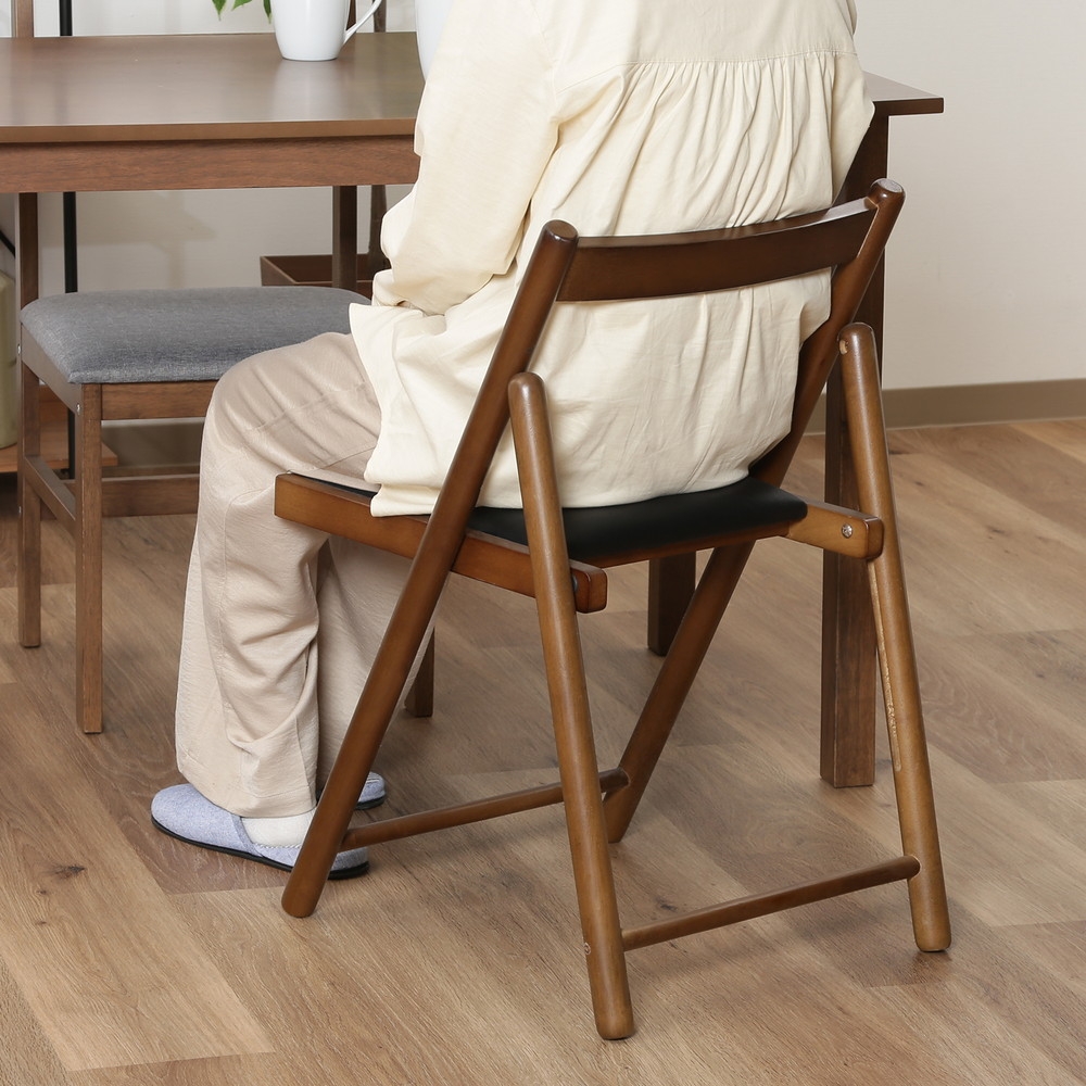 フォールディングチェアー ミラン ミディアムブラウン | Giftpad egift