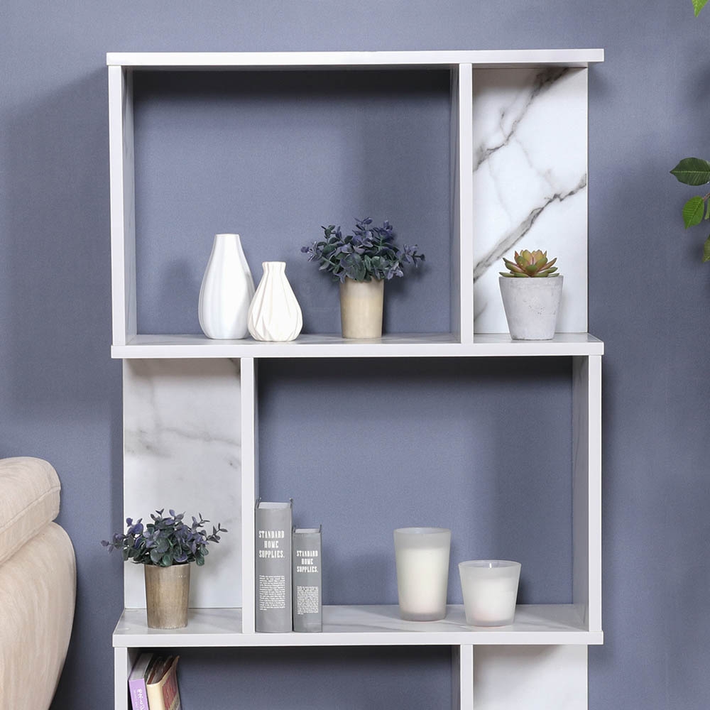 S型ディスプレイラック3段 大理石 | Giftpad egift