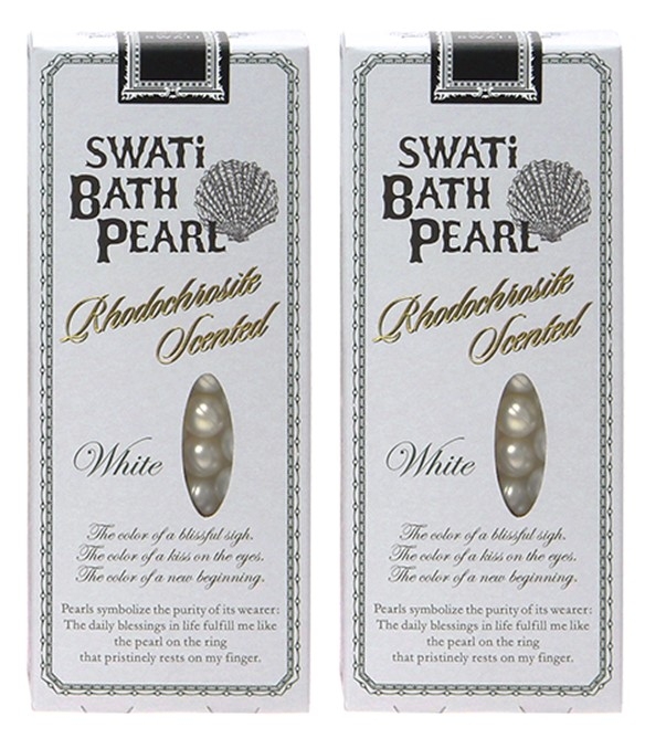 入浴剤「バスパール」SWATi BATH PEARLⓇ(S 10ｇ) ×2個　　ホワイト(インカローズの香り)