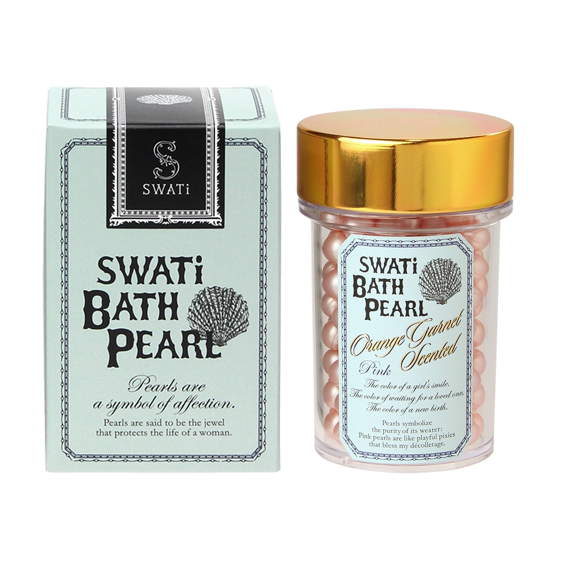 入浴剤「バスパール」SWATi BATH PEARLⓇ(M 52g) 　ピンク(オレンジガーネットの香り)