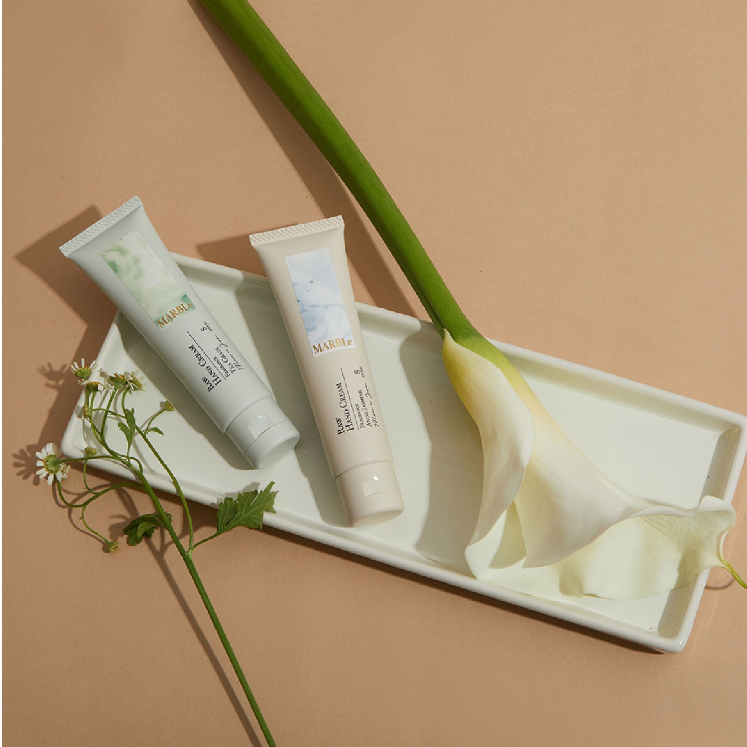 SWATi MARBLe RAW HAND CREAM 2個セット(ANISE JASMINE/TEA GRASS