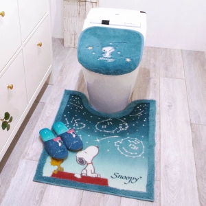 星空スヌーピー トイレマット 約80×60cm
