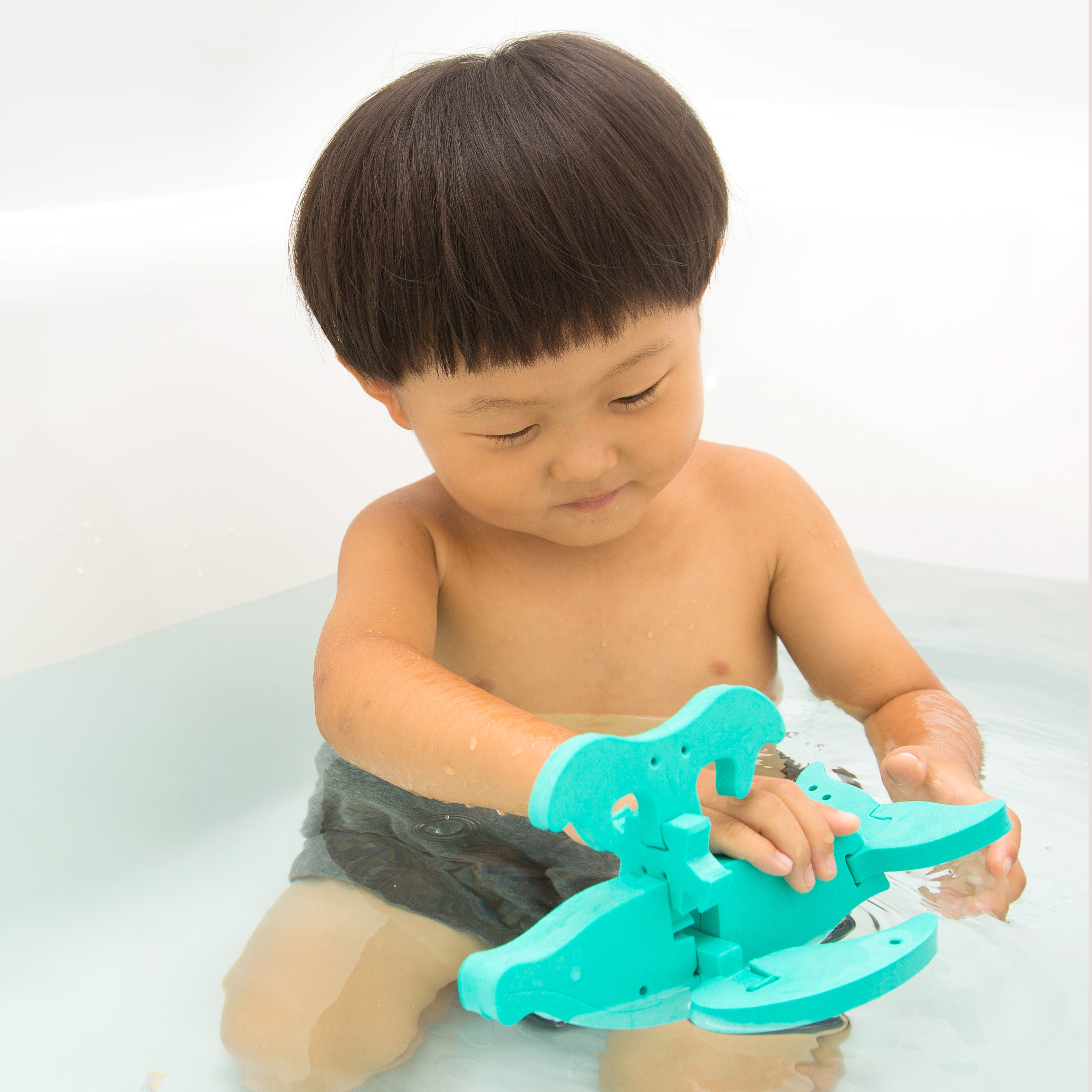 お風呂で遊べる知育玩具セット かに きんぎょ うみがめ ぺんぎん Gift Pad