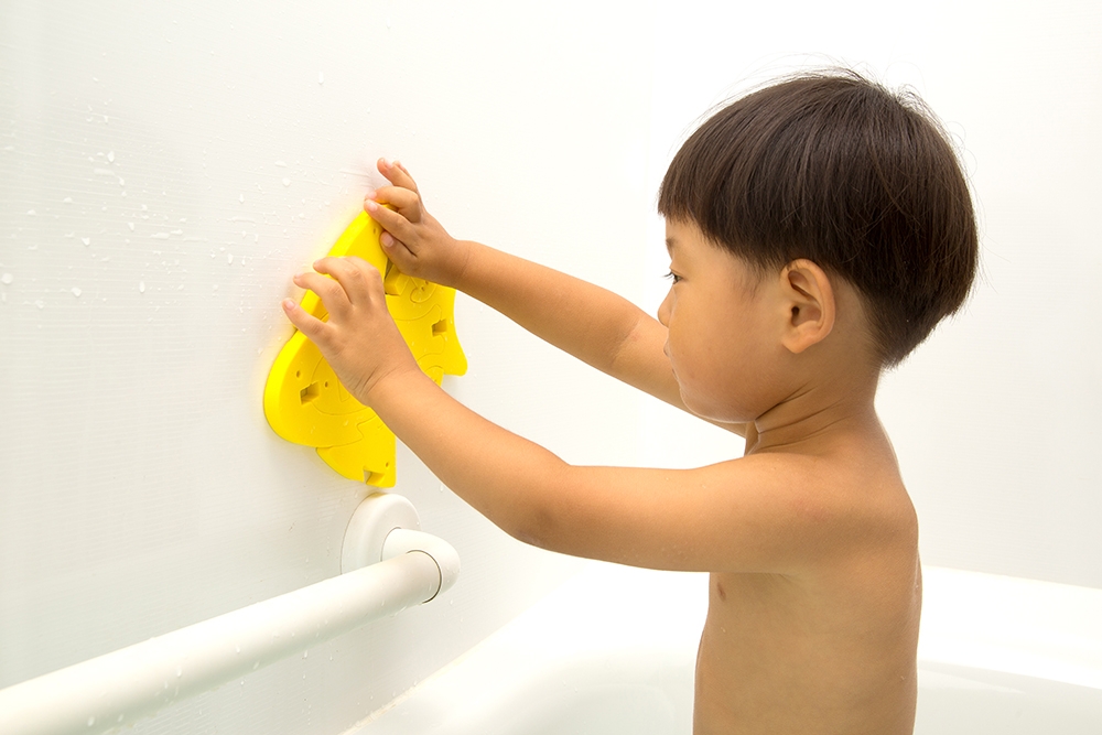 3才～】お風呂で遊べる知育玩具セット(きんぎょ・うみがめ・ねったい