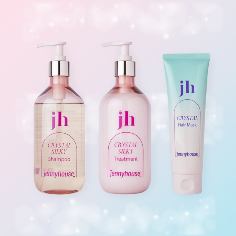 jennyhouse クリスタルシルキー シャンプー＆トリートメント＆ヘアマスクセット | Giftpad egift