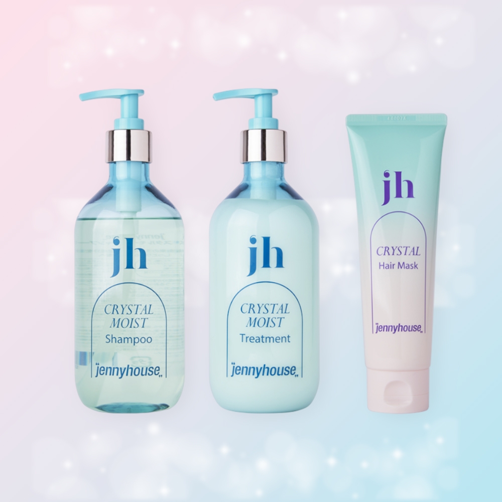 jennyhouse クリスタルモイスト シャンプー＆トリートメント＆ヘアマスクセット Giftpad egift