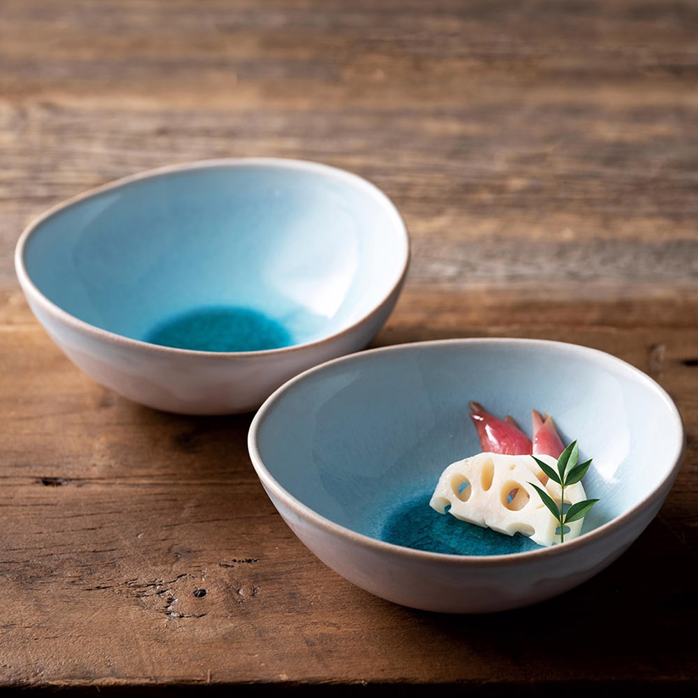 萩焼 十三代坂田泥華 大皿 共箱