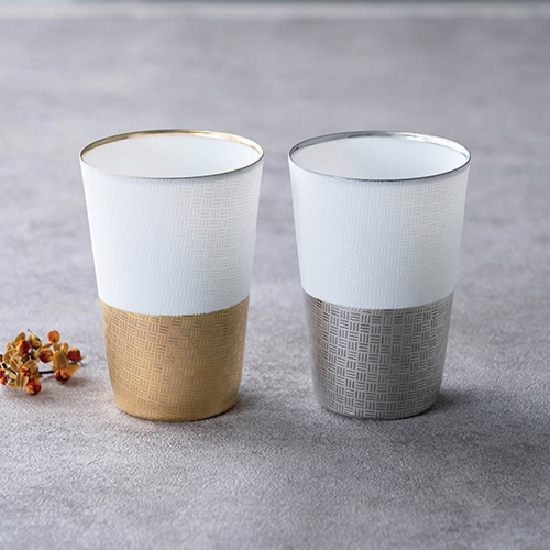 うすづくり あじろ タンブラー 木箱入