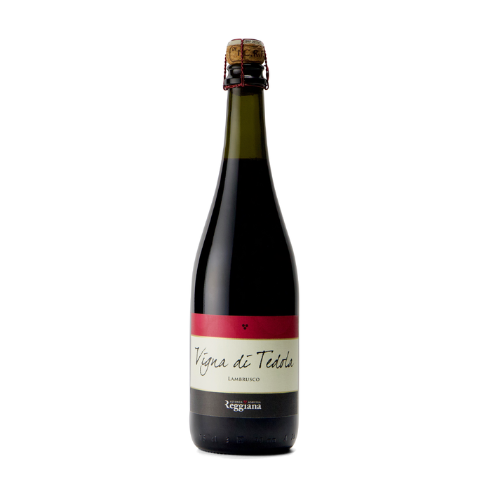 赤のスパークリングワイン「ランブルスコ」　辛口4本セット　ヴィーニャ・ディ・テドラ