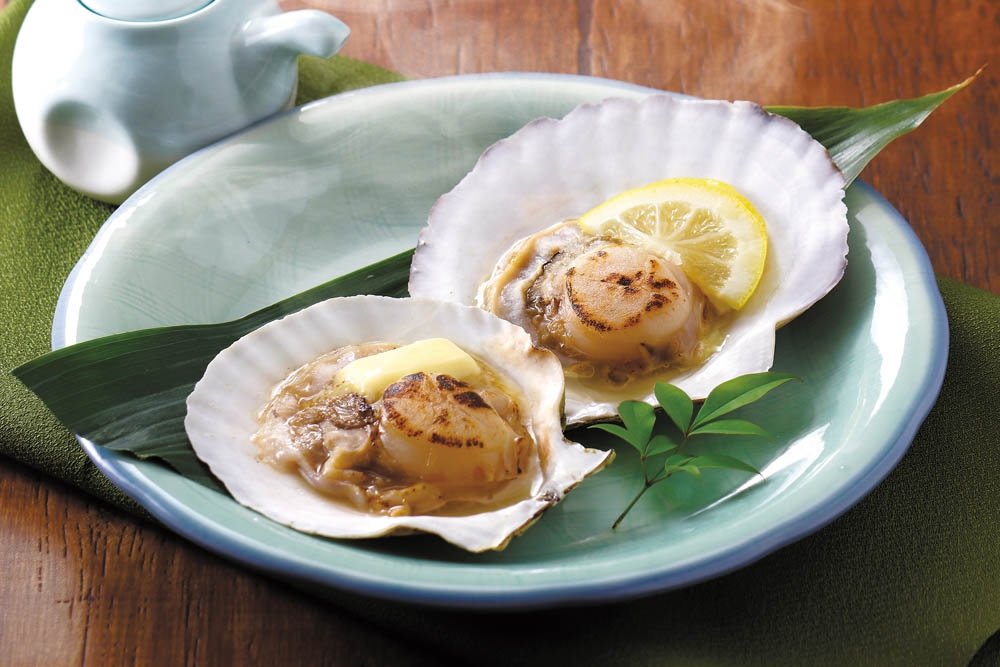 レンジで簡単 北海道産ほたての貝焼き