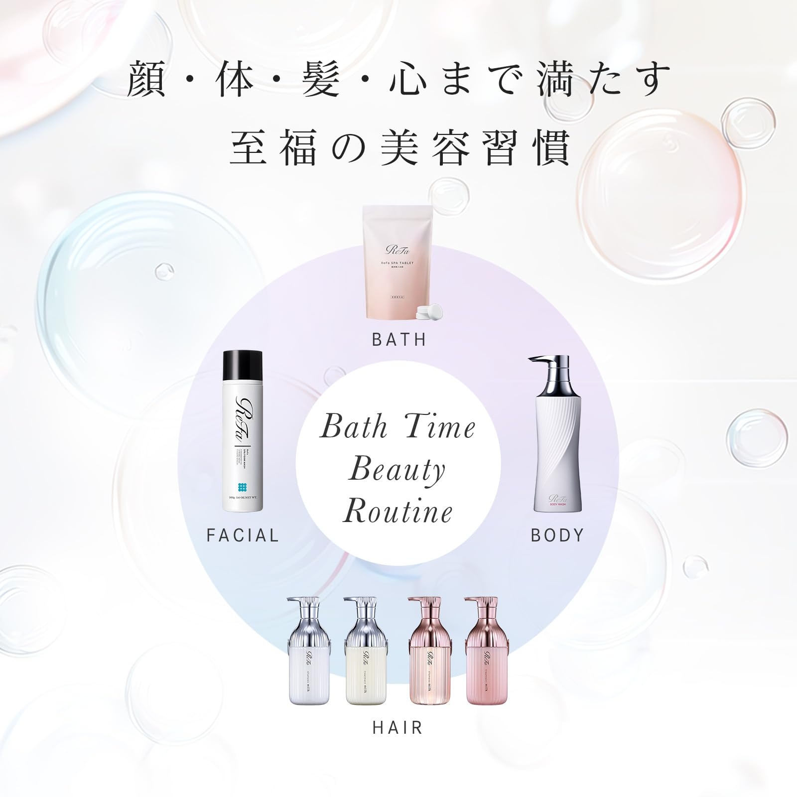 リファミルクプロテイン/ReFa MILK PROTEIN（セット） (ホワイト