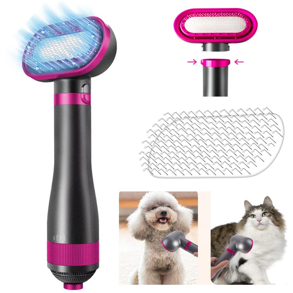 MIMIMACHI 2in1 ペット用ドライヤー 猫犬兼用グルーミングヘア 