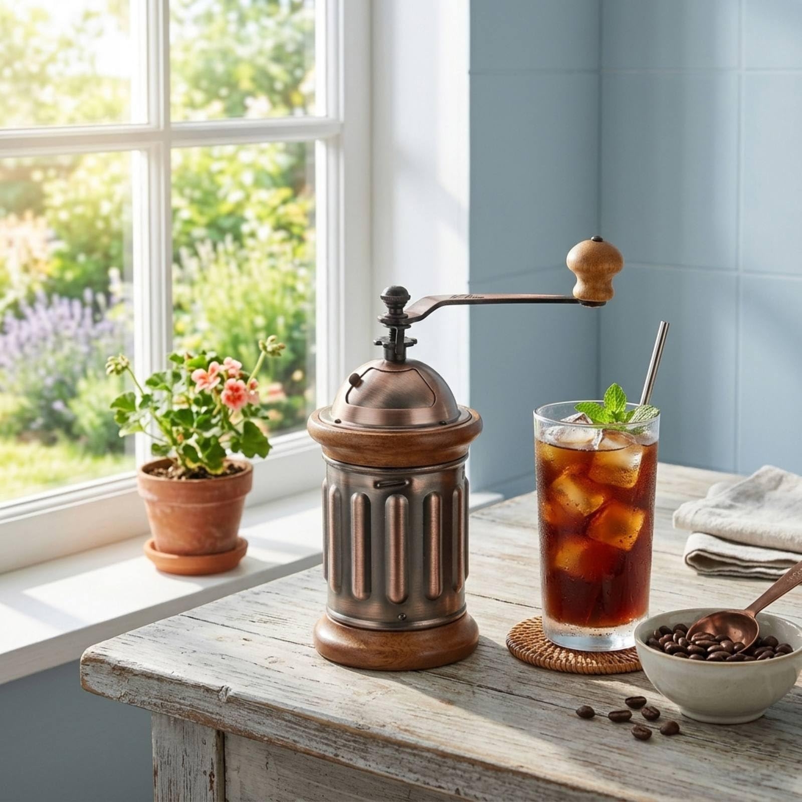 バリスタ多数使用】 カリタ Kalita コーヒーミル 木製 粒度の安定性が