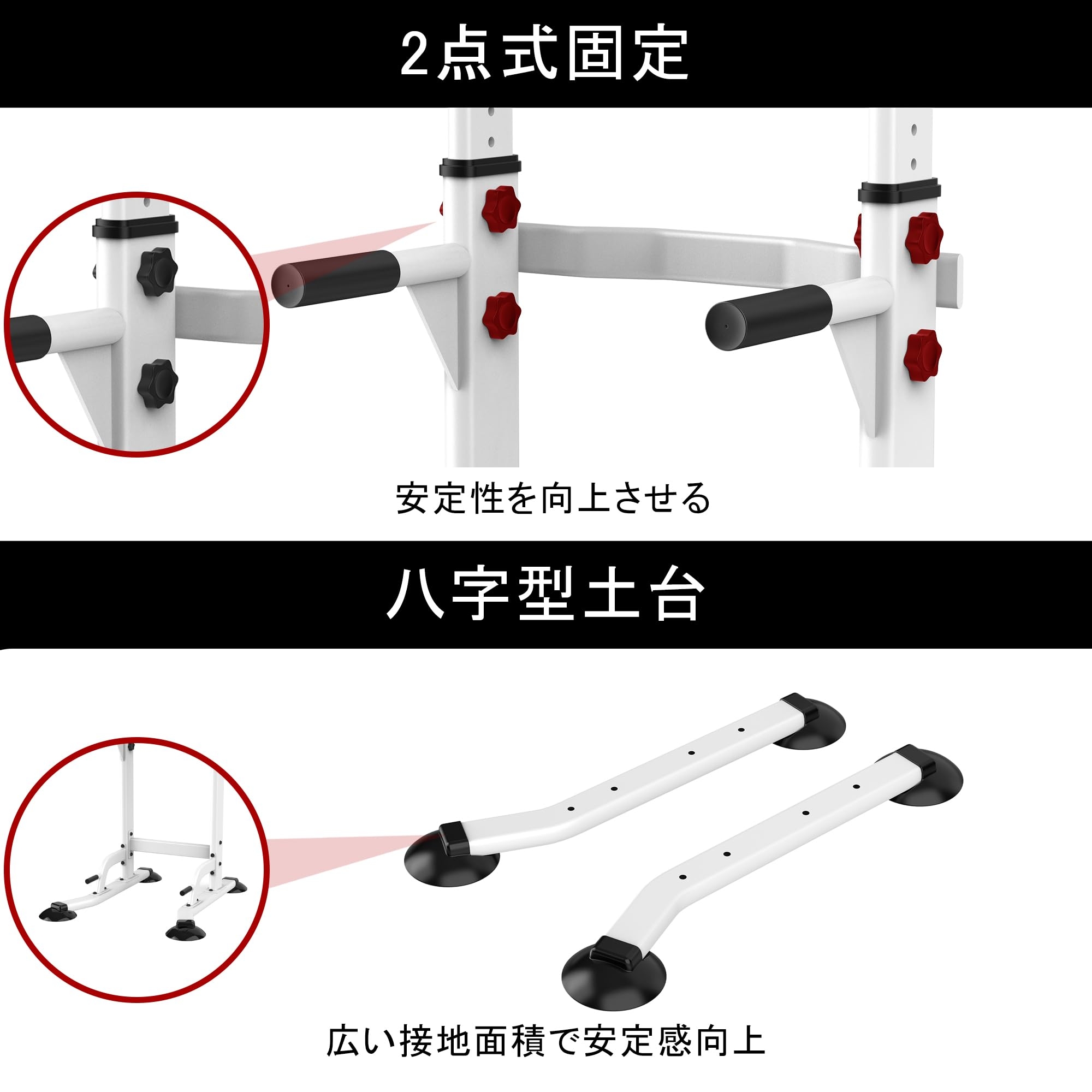 日本企業】 ぶら下がり健康器 懸垂バー 懸垂マシン [コンパクト/耐荷重