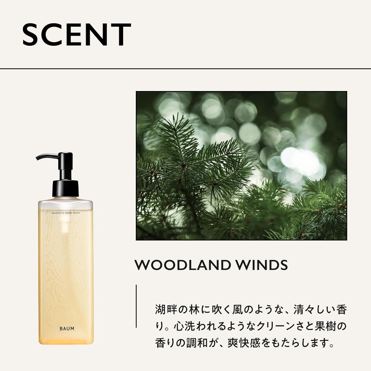 BAUM(バウム) ギフトセット アロマティック ハンドウォッシュ n 本体 +