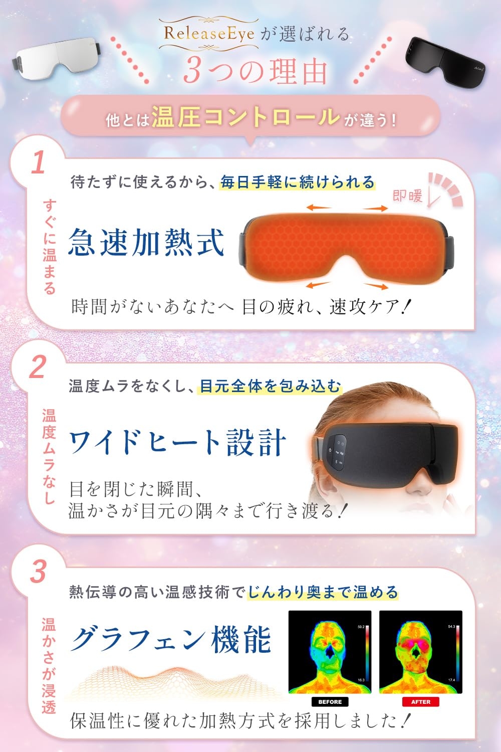 目の美容院監修】MyComfort アイウォーマー アイケア 首元から温める