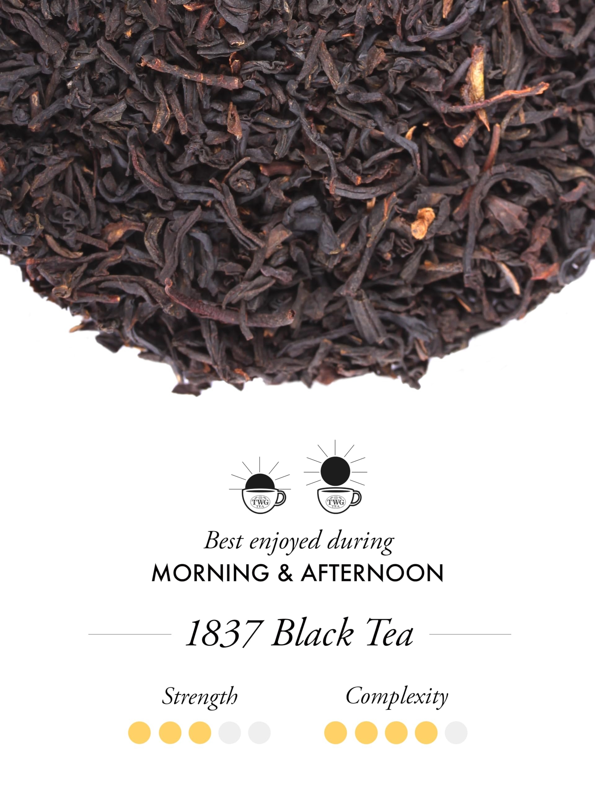 TWG Tea】1837 Black Tea 1837ブラックティー (2.5g×15個入り